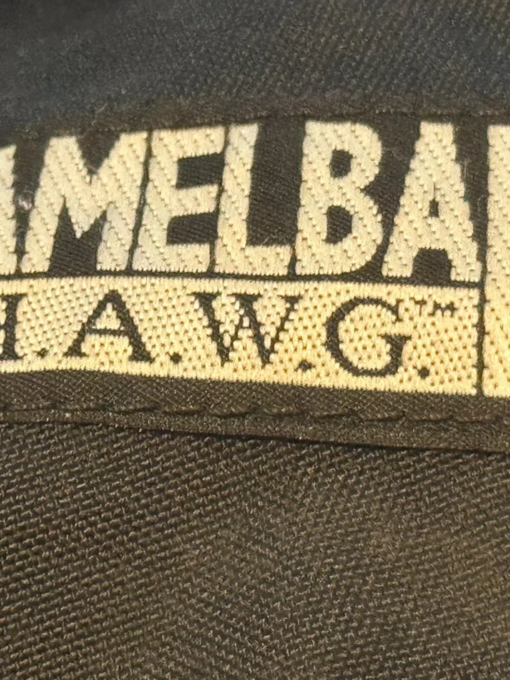 Vintage CamelBak HAWG Made in USA Black Hydration Backpack EUC